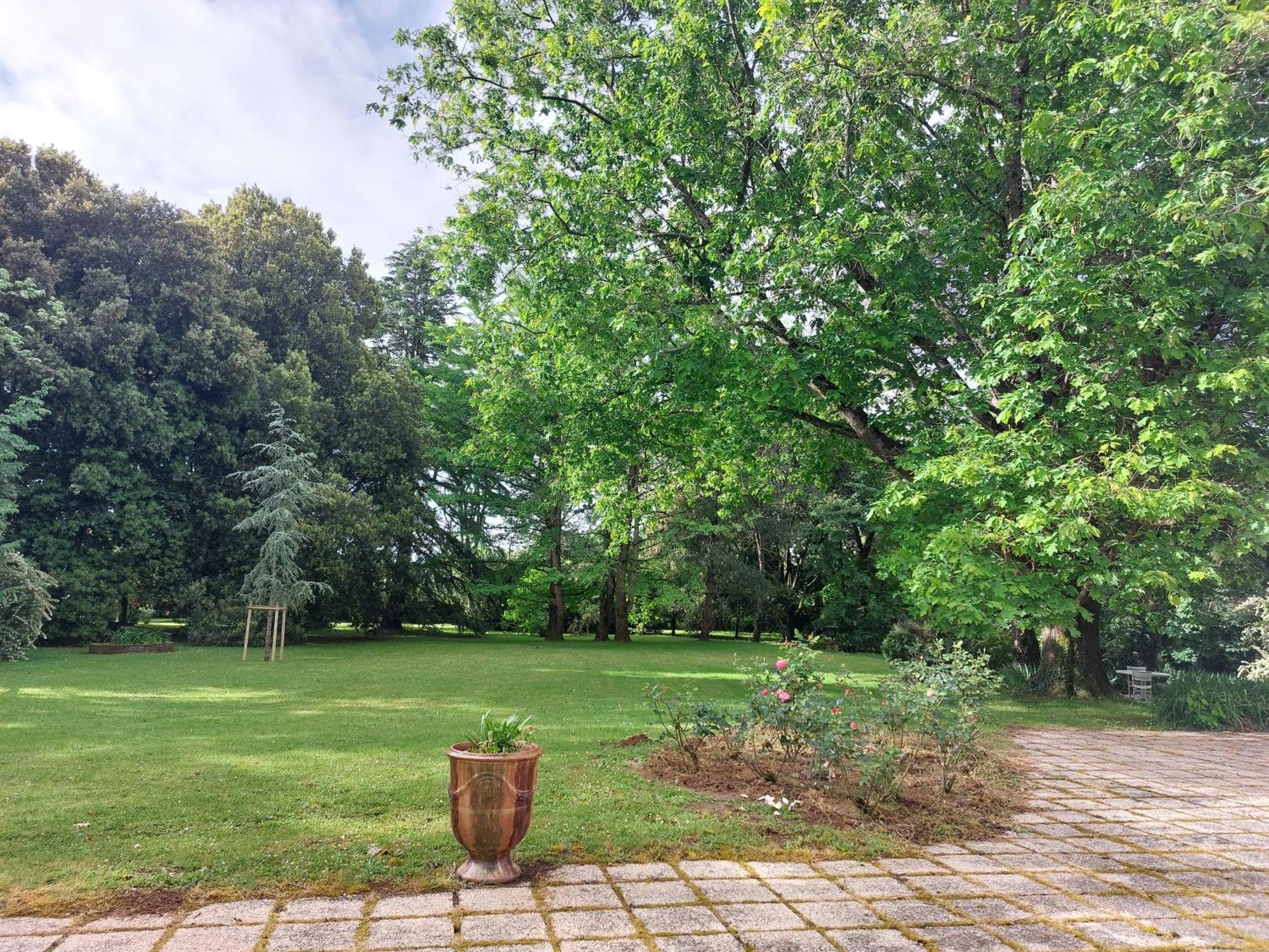 Les Allees Du Chateau Le Mazeau Bagian luar foto